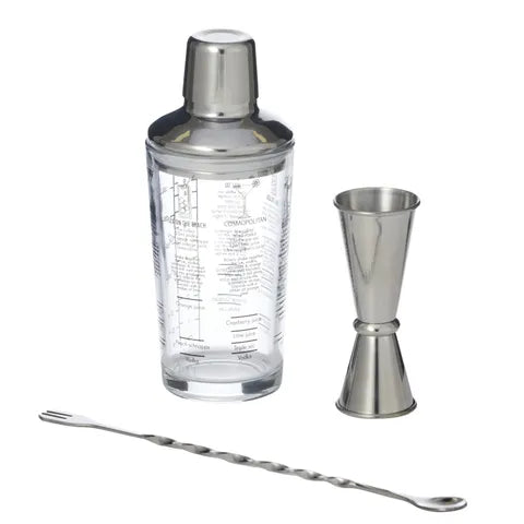 Jones S/3 Cocktail Shaker Set 8x26cm