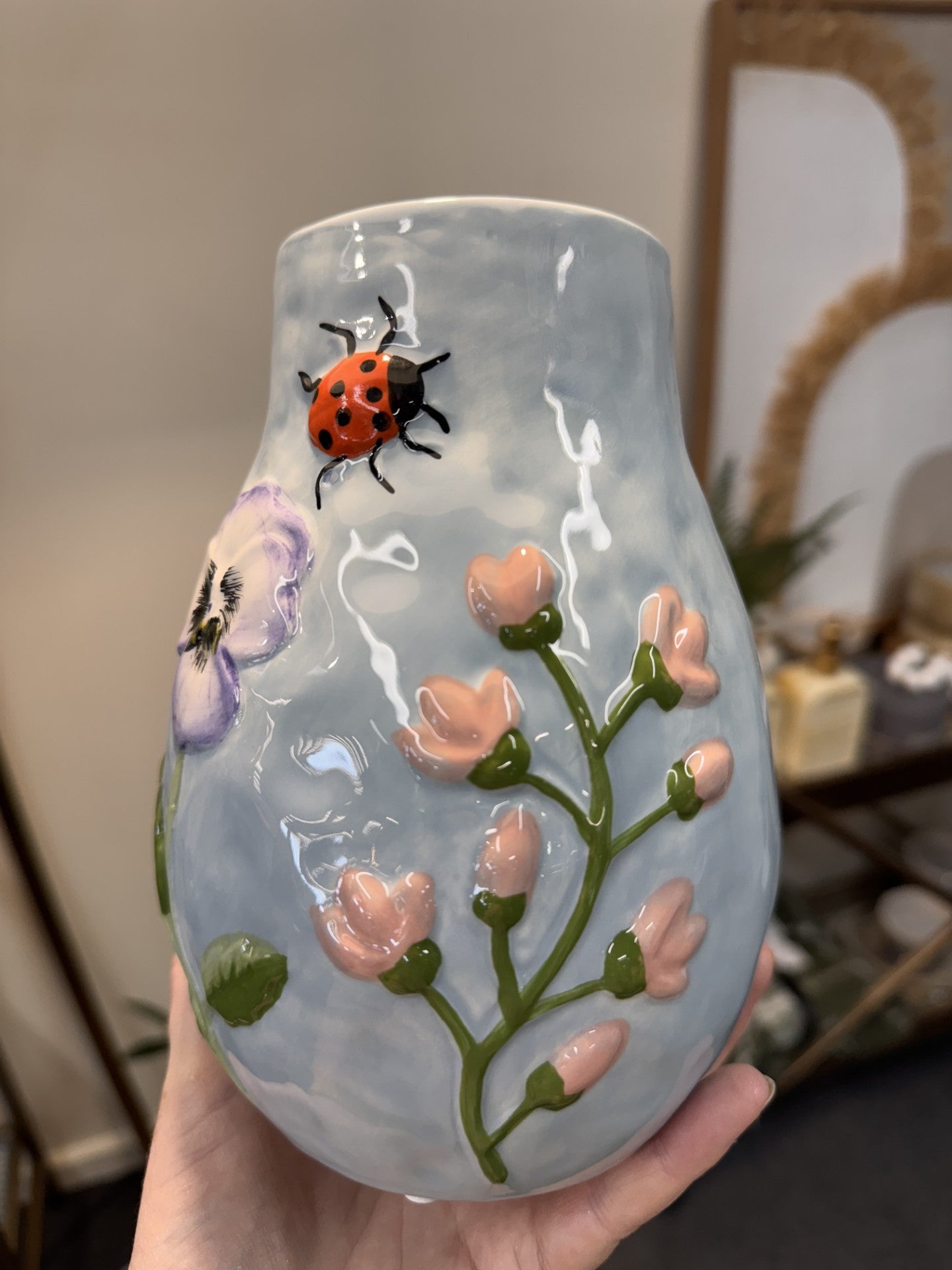 Primavera Ceramic Vase 13x17.5cm