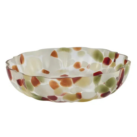 Splotch Glass Bowl 25x7.5cm