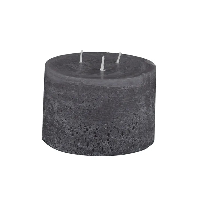 Terra Texture Pillar Candle - 12cm x 7.5cm