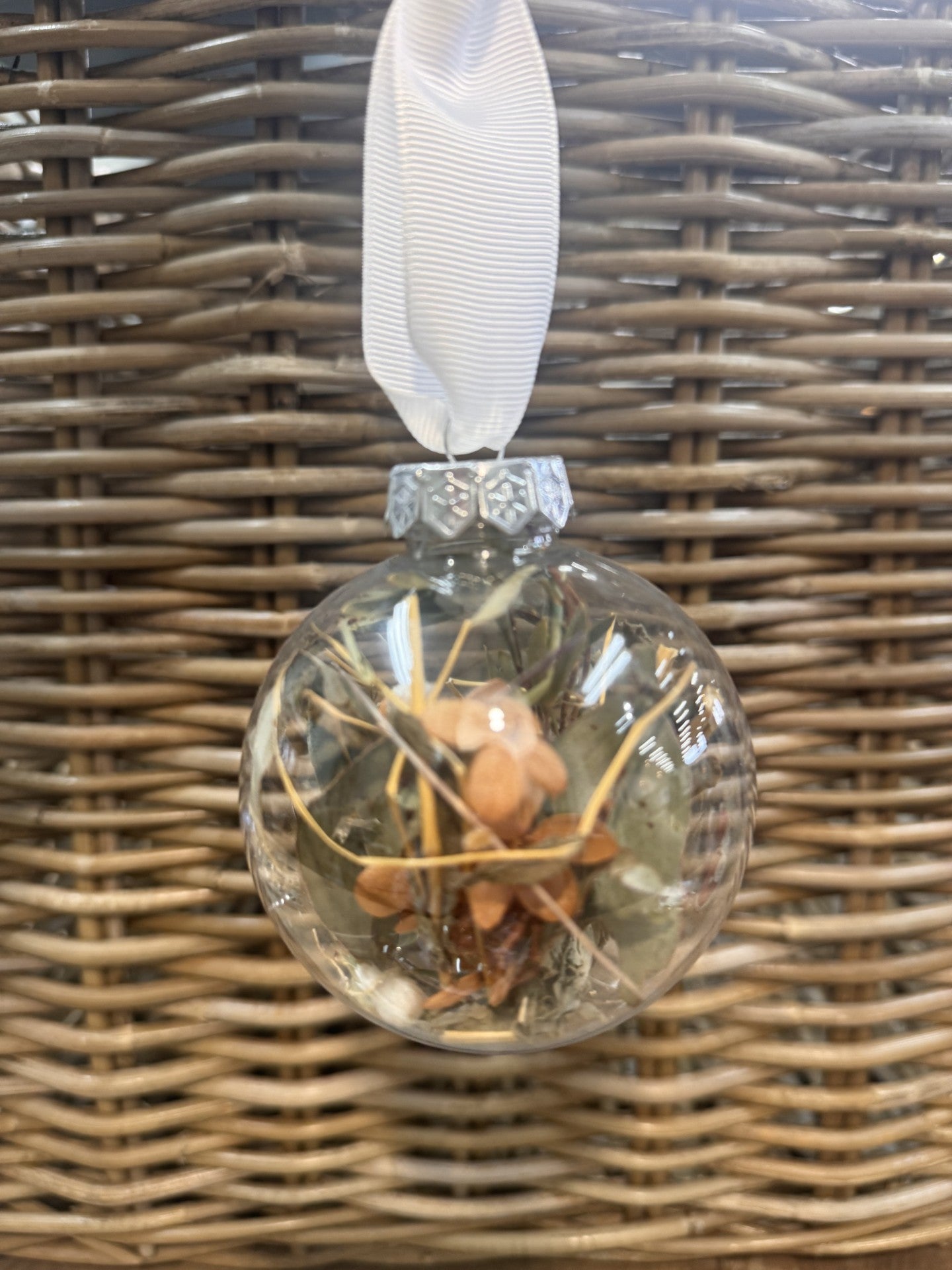 Dried Flower Christmas Bauble