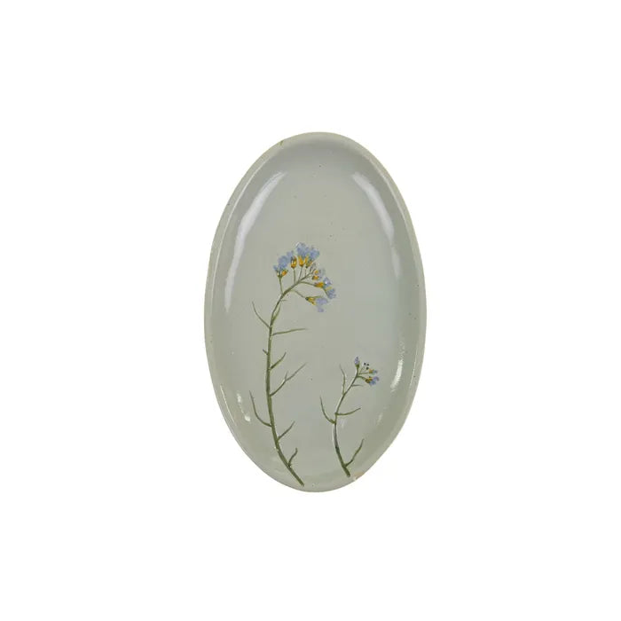 Fiori Ceramic Oval Plate - 20cm x 12.5cm