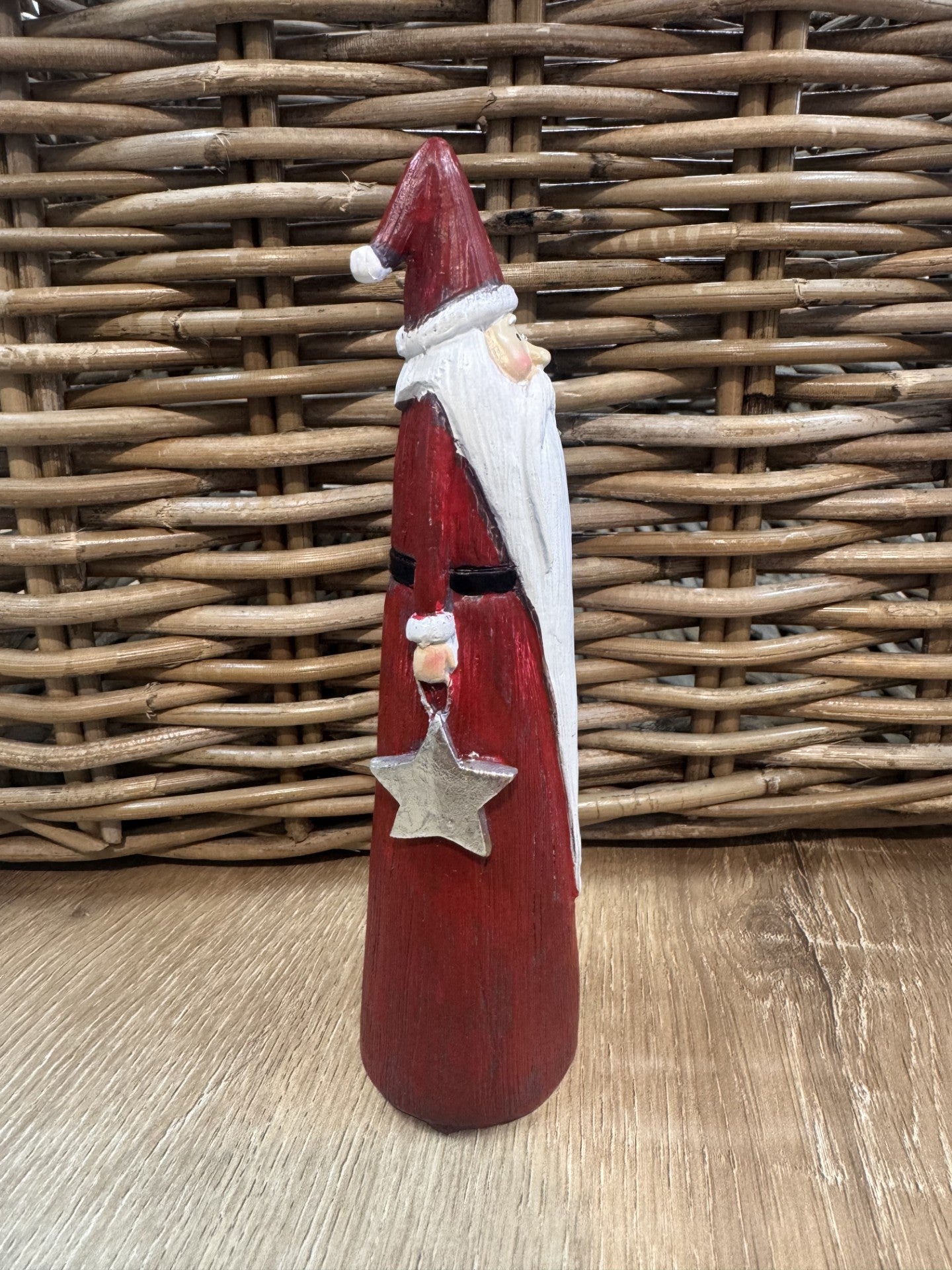 Ceramic Santa with Tree - 5x4x18cm